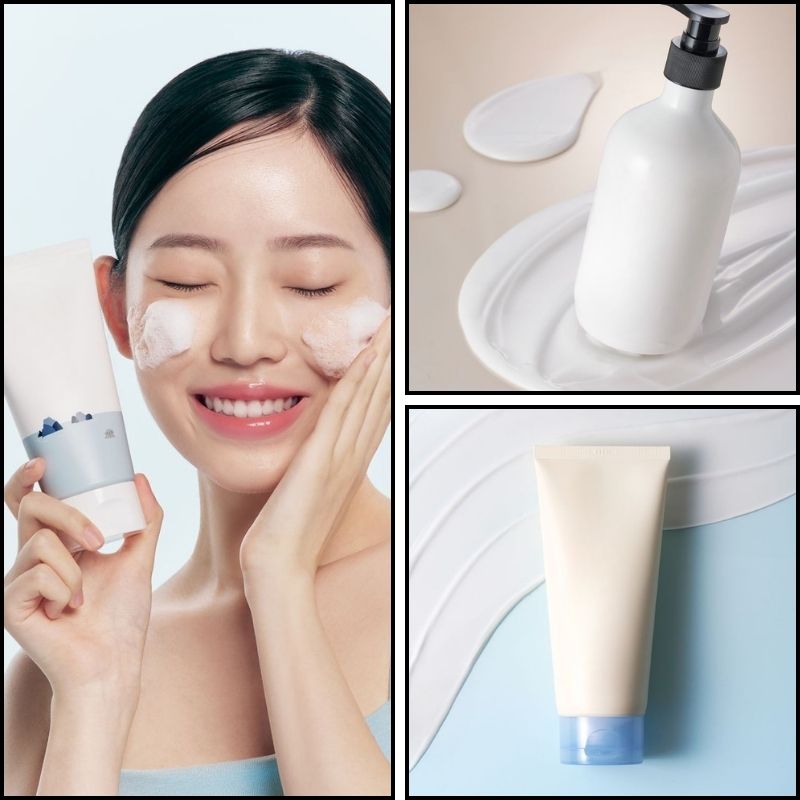 Gia Công Sữa Rửa Mặt Dạng Kem Theo Yêu Cầu